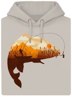 Halfogás unisex prémium pulóver Pastel Macchiato