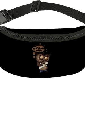 I need more coffee övtáska Black