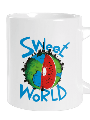 Sweet world nagy bögre White