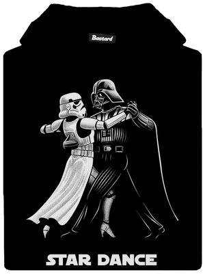 Star dance gyerek kenguruzsebes pulóver Black