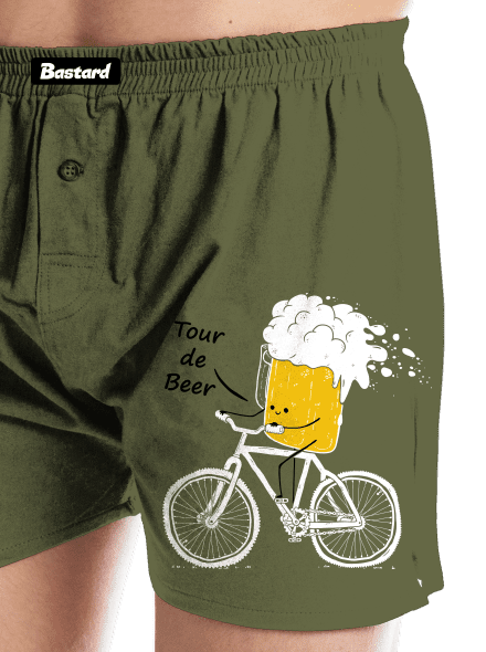 Tour de beer férfi alsó nadrág Khaki