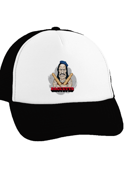 Baguette teherautós sapka Black cap