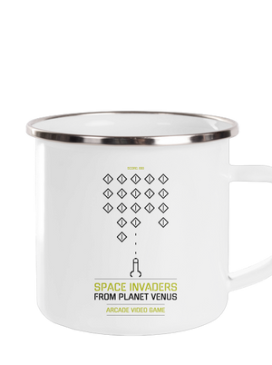 Space Invaders pléhbögre White