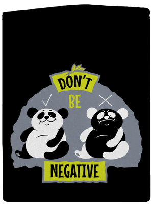 Don't be negative cipzáras női pulóver Black