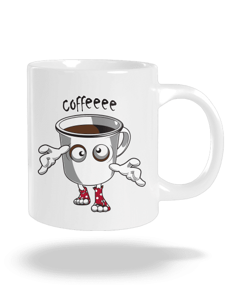 Zombie coffee nagy bögre White