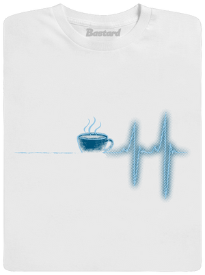 Coffee help férfi póló White