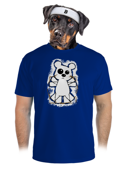 Da Vinci Teddy férfi sportpóló Royal Blue Mal