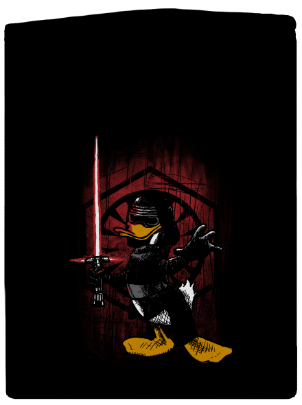 Kylo Duck cipzáras férfi pulóver Black