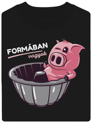 Formában unisex crewneck Black