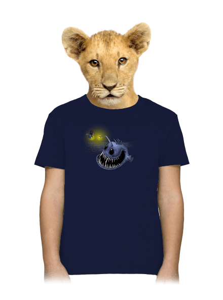 Szívem fénye gyerek póló Navy