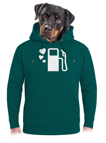 Tele kérem unisex prémium pulóver Emerald Green