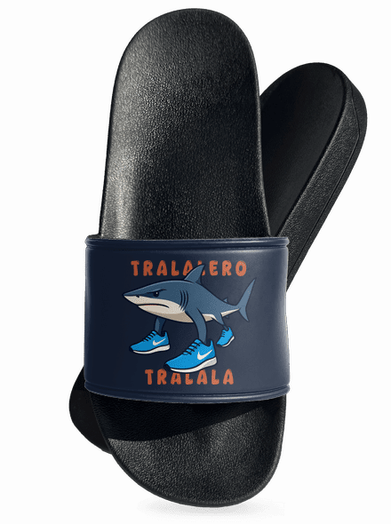 Tralalero Tralala – Italian Brainrot papucs Navy
