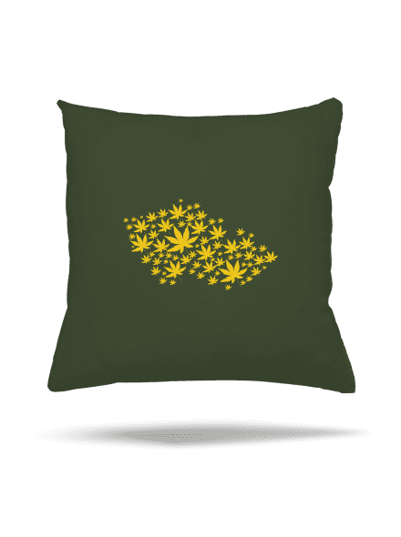 Ganja country párna Olive Green