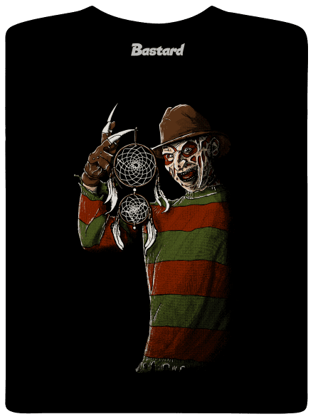 Freddy bosszúja férfi póló Black