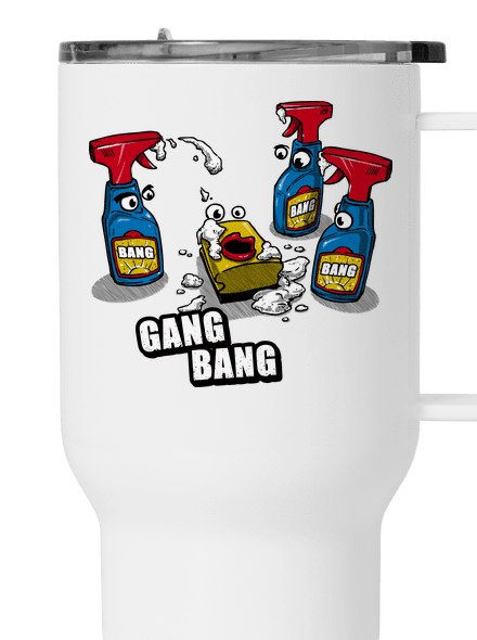 Gang bang termosz bögre White