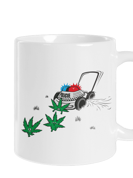 Ganja bust hagyományos bögre White