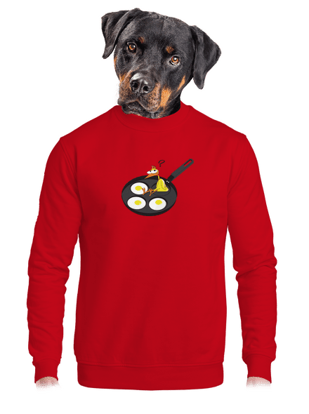 Csirke unisex crewneck Red