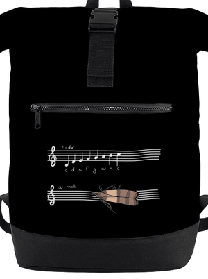 A - moll hátizsák Black