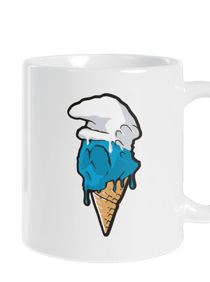 Törpfagylalt hagyományos bögre White