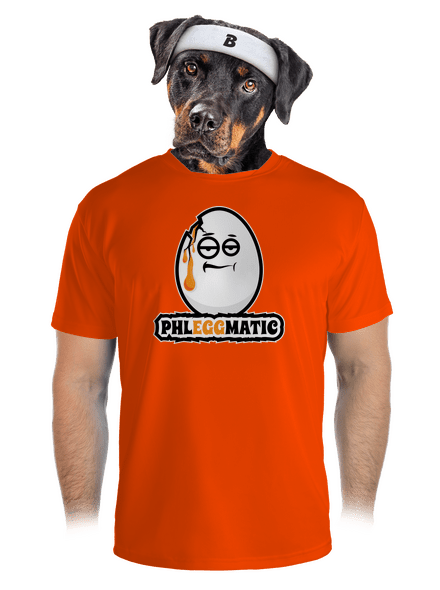 Phleggmatic férfi sportpóló Neon Orange