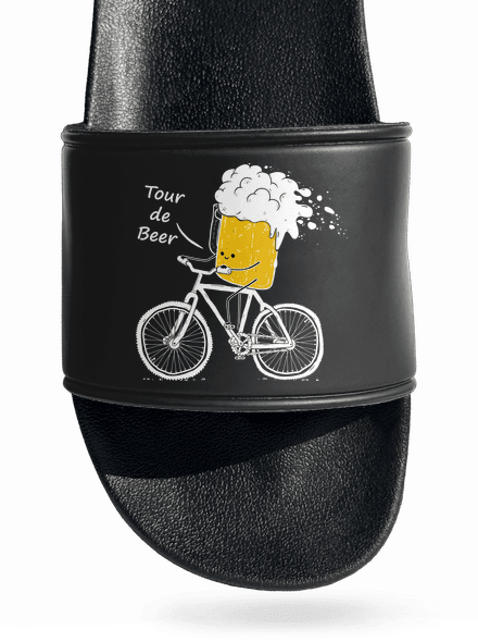 Tour de beer papucs Black