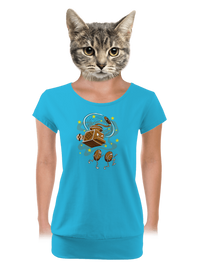 női póló elasztikus alsó szegéllyel