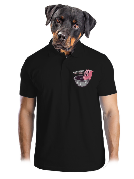 Formában férfi pólóingek Black