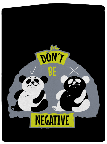 Don't be negative cipzáras női pulóver Black