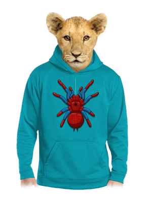 Spider gyerek kenguruzsebes pulóver Hawaiian Blue