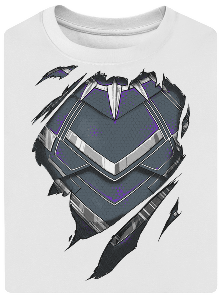 Panther inside unisex túlméretezett póló White