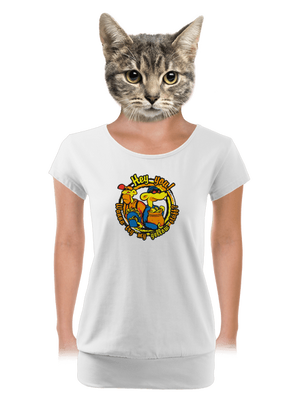 női póló elasztikus alsó szegéllyel