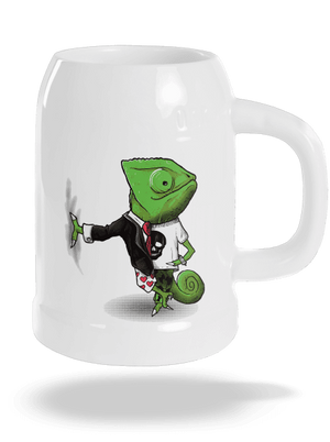 Az álcázás mestere söröskorsó White