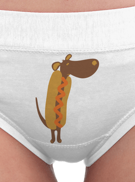 Hot dog női bugyik White