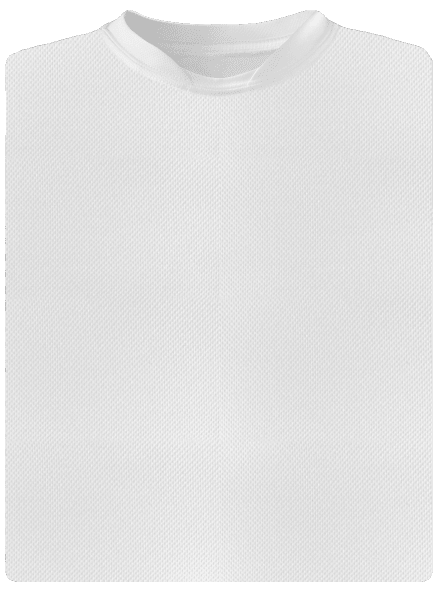 Nyomtatás nélkül gyerek sport póló White