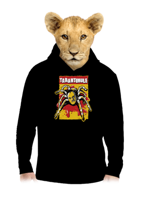 Tarantinule gyerek kenguruzsebes pulóver Black