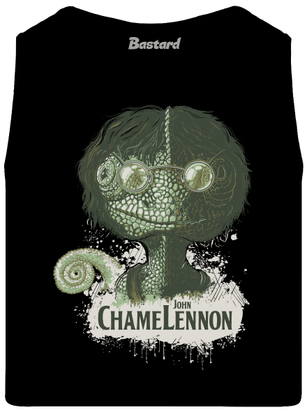  ChameLennon férfi trikó Black