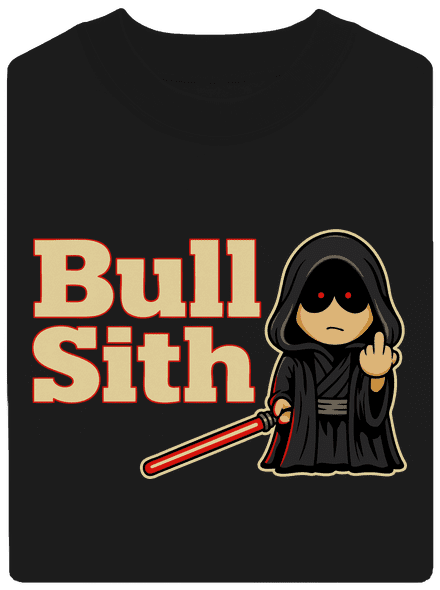 Bull sith unisex crewneck Black