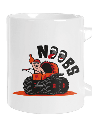 Monster stroller nagy bögre White