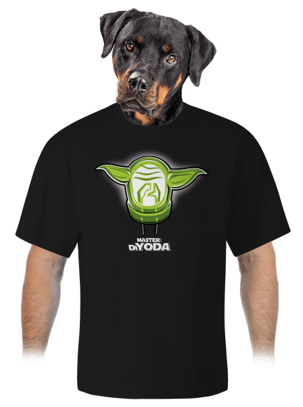 Master DiYoda unisex túlméretezett póló Black