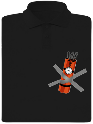 Dinamit férfi pólóingek Black