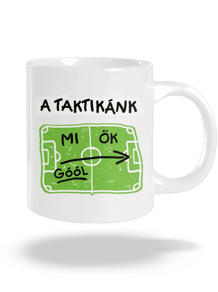 A futballtaktikánk nagy bögre White