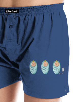 AI baby férfi alsó nadrág Blue