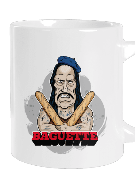 Baguette nagy bögre White