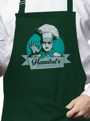 Hannibálnál kötény Bottle Green