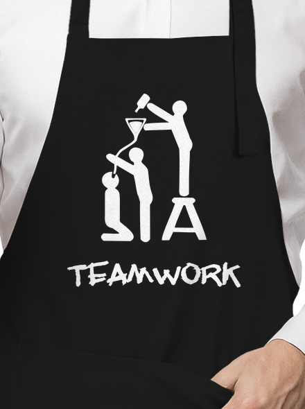 Teamwork kötény Black