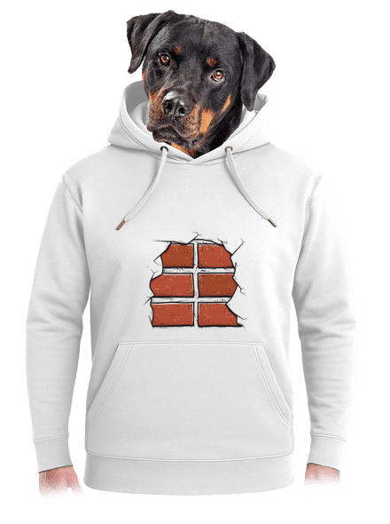 Téglák unisex prémium pulóver Snowwhite