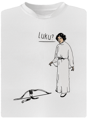 Luke és Leia gyerek sport póló White