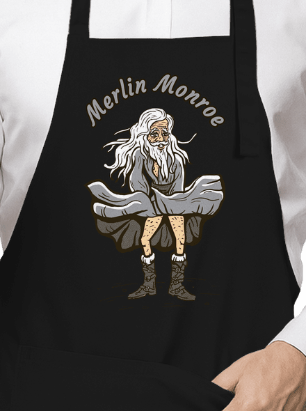 Merlin Monroe	 kötény Black