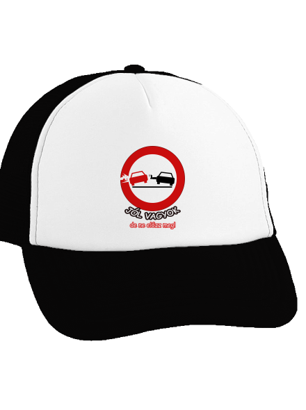 Ne előzz meg teherautós sapka Black cap