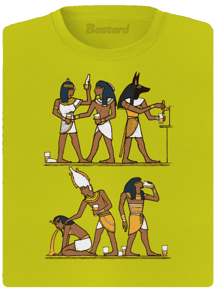 Egyiptomi parti női sportpóló Neon Yellow